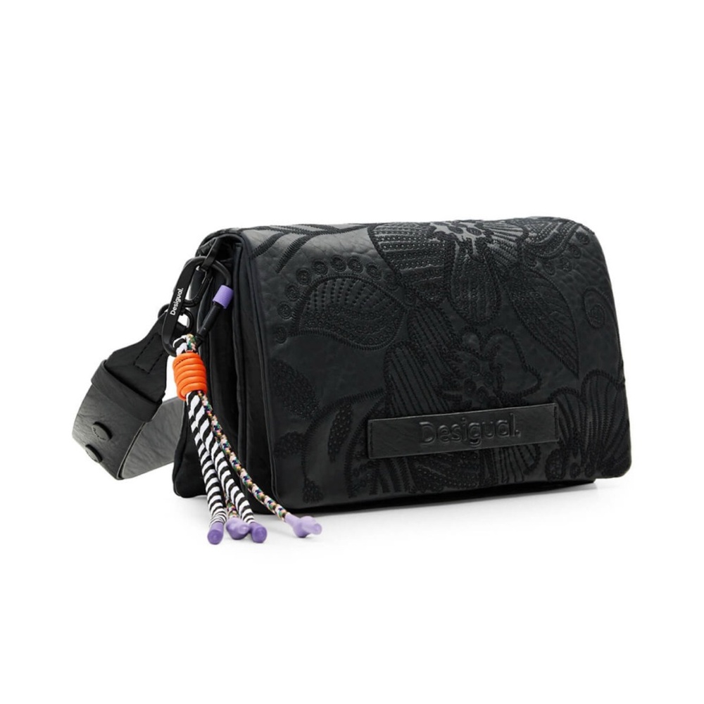 Desigual Black Crossbody Bag with Durable Design
